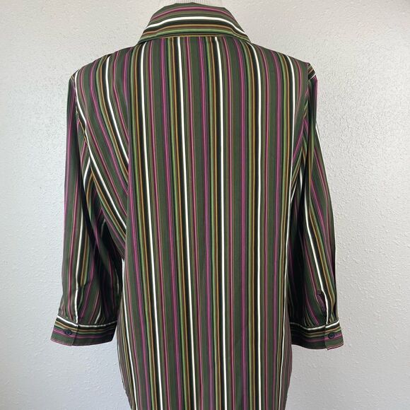 Notations Button Down Shirt Size L EUC - Picture 5 of 6
